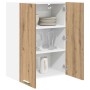 Mueble colgante con puerta Riga Roble artesanal 60 x 31 x 80 cm
