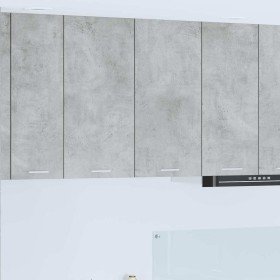 Mueble colgante con estante Riga Gris Concreto 80 x 31 x 80 cm