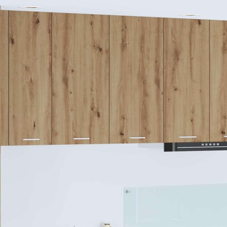 Mueble colgante con puerta Riga Roble artesanal 80 x 31 x 80 cm