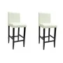 Kitchen stools 2 units white synthetic leather by vidaXL, Kitchen stools - Ref: Foro24-240073, Price: 192,96 €, Discount: %
