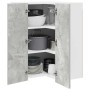 Mueble colgante Riga Gris Concreto y 57 x 57 x 80 cm