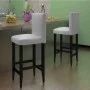 Kitchen stools 2 units white synthetic leather by vidaXL, Kitchen stools - Ref: Foro24-240073, Price: 192,96 €, Discount: %
