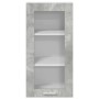Mueble colgante Riga 2 pcs Gris Concreto 40 x 31 x 80 cm