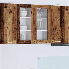 Mueble colgante Riga 2 pcs Madera Vieja 40 x 31 x 80 cm