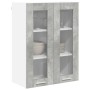 Mueble colgante con estante Riga Gris Concreto 60 x 31 x 80 cm
