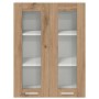 Mueble colgante con puerta Riga Roble artesanal 60 x 31 x 80 cm