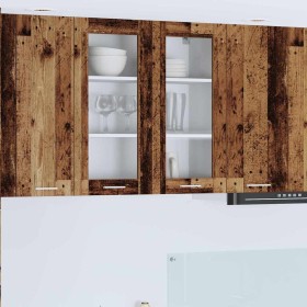 Mueble colgante con estante Riga Madera Vieja 80 x 31 x 80 cm