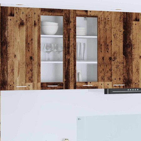 Mueble colgante con estante Riga Madera Vieja 80 x 31 x 80 cm