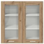Mueble colgante con puerta Riga Roble artesanal 80 x 31 x 80 cm