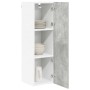 Mueble colgante con estante Riga Gris Concreto 30 x 31 x 100 cm