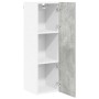 Mueble colgante con estante Riga Gris Concreto 30 x 31 x 100 cm