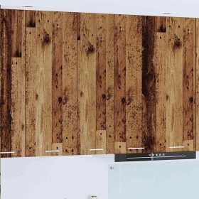 Mueble colgante con estante Riga Madera Vieja 30 x 31 x 100 cm