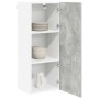 Mueble colgante con estante Riga Gris Concreto 40 x 31 x 100 cm