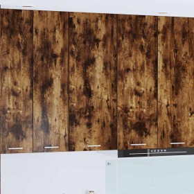 Mueble colgante con estante Riga Roble ahumado 40 x 31 x 100 cm