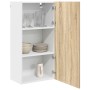 Mueble colgante con puerta Riga Roble Sonoma y 50 x 31 x 100 cm