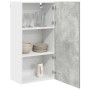Mueble colgante Riga Gris Concreto y 50 x 31 x 100 cm