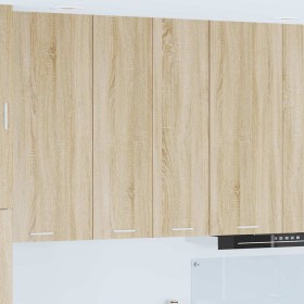 Mueble colgante con estante Riga Roble Sonoma 60 x 31 x 100 cm