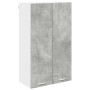 Mueble colgante con estante Riga Gris Concreto 60 x 31 x 100 cm