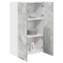 Mueble colgante con estante Riga Gris Concreto 60 x 31 x 100 cm