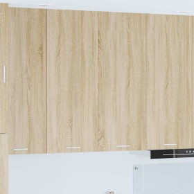 Mueble colgante con estante Riga Roble Sonoma 80 x 31 x 100 cm