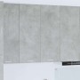Mueble colgante con estante Riga Gris Concreto 80 x 31 x 100 cm
