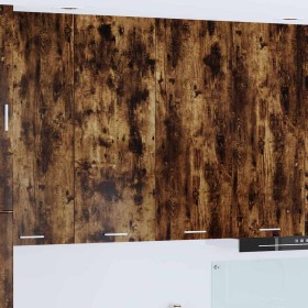 Mueble colgante con estante Riga Roble ahumado 80 x 31 x 100 cm