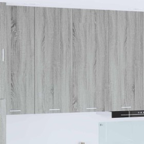 Mueble colgante con estante Riga Gris Sonoma 80 x 31 x 100 cm