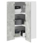 Mueble colgante Riga Gris Concreto y 57 x 57 x 100 cm