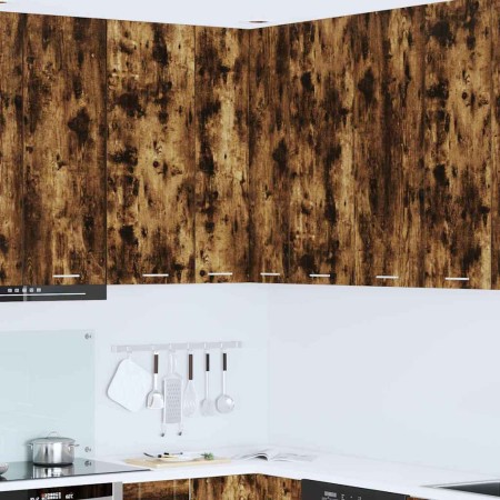 Mueble colgante Riga Roble Ahumado y 57 x 57 x 100 cm