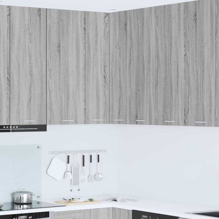 Mueble colgante con estante Riga Gris Sonoma y 57 x 57 x 100 cm