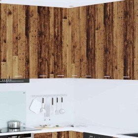 Mueble colgante con puerta Riga Madera Vieja y 57 x 57 x 100 cm