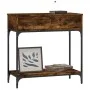 Engineered wood smoked oak console table 75x34.5x75 cm by vidaXL, Side tables - Ref: Foro24-833400, Price: 56,88 €, Discount: %