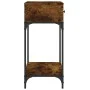 Engineered wood smoked oak console table 75x34.5x75 cm by vidaXL, Side tables - Ref: Foro24-833400, Price: 56,88 €, Discount: %