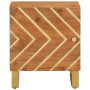 Mesitas de noche 2 uds madera maciza de mango marrón y negro by vidaXL, Nightstands - Ref: Foro24-356780, Price: 97,07 €, Dis...