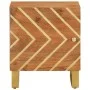 Mesitas de noche 2 uds madera maciza de mango marrón y negro de vidaXL, Mesitas de noche - Ref: Foro24-356780, Precio: 95,83 ...