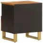 Bedside tables 2 pcs solid brown and black mango wood by vidaXL, Nightstands - Ref: Foro24-356790, Price: 78,31 €, Discount: %