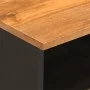 Bedside tables 2 pcs solid brown and black mango wood by vidaXL, Nightstands - Ref: Foro24-356790, Price: 78,31 €, Discount: %