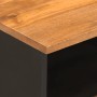 Nachttische 2 Stück aus massivem braunem und schwarzem Mangoholz von vidaXL, Nachttische - Ref: Foro24-356790, Preis: 79,03 €...