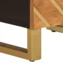 Bedside tables 2 pcs solid brown and black mango wood by vidaXL, Nightstands - Ref: Foro24-356790, Price: 78,31 €, Discount: %