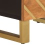 Nachttische 2 Stück aus massivem braunem und schwarzem Mangoholz von vidaXL, Nachttische - Ref: Foro24-356790, Preis: 79,03 €...