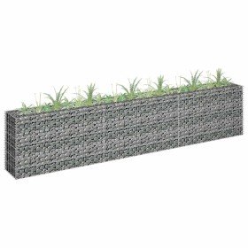 Arriate de gaviones de acero galvanizado 270x30x60 cm Arriate de gaviones de acero galvanizado 270x30x60 cm