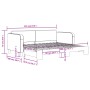 Sofá cama nido tela crema 90x200 cm de vidaXL, Camas y somieres - Ref: Foro24-3196820, Precio: 247,61 €, Descuento: %