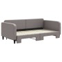 Sofá cama nido tela gris taupe 100x200 cm de vidaXL, Camas y somieres - Ref: Foro24-3196824, Precio: 266,01 €, Descuento: %