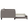 Sofá cama nido tela gris taupe 100x200 cm de vidaXL, Camas y somieres - Ref: Foro24-3196824, Precio: 266,01 €, Descuento: %