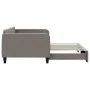 Trundle sofa bed taupe gray fabric 100x200 cm by vidaXL, Beds and slatted bases - Ref: Foro24-3196824, Price: 261,80 €, Disco...