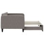 Sofá cama nido tela gris taupe 90x200 cm de vidaXL, Camas y somieres - Ref: Foro24-3196819, Precio: 249,41 €, Descuento: %