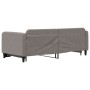 Sofá cama nido tela gris taupe 90x200 cm de vidaXL, Camas y somieres - Ref: Foro24-3196819, Precio: 249,41 €, Descuento: %