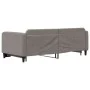 Trundle sofa bed taupe gray fabric 90x200 cm by vidaXL, Beds and slatted bases - Ref: Foro24-3196819, Price: 249,41 €, Discou...