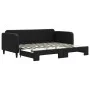 Sofá cama nido tela negro 90x200 cm de vidaXL, Camas y somieres - Ref: Foro24-3196818, Precio: 248,75 €, Descuento: %