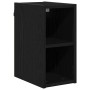 Mueble colgante con estante Riga Roble Negro 20 x 29,5 x 40 cm
